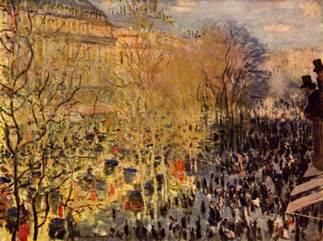 Boulevard des Capucines v Paříži od Claude Monet