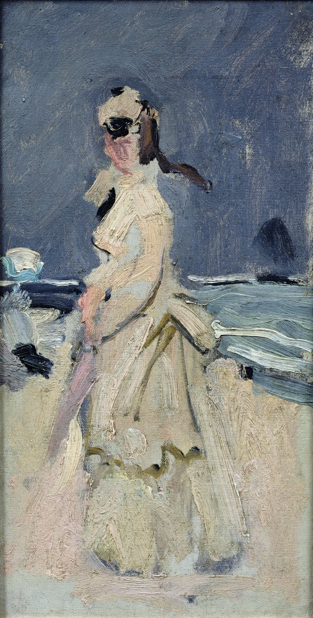 Camille na pláži, 1870-71 od Claude Monet