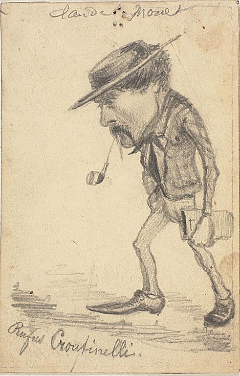 Karikatura Henriho Cassinelliho od Claude Monet