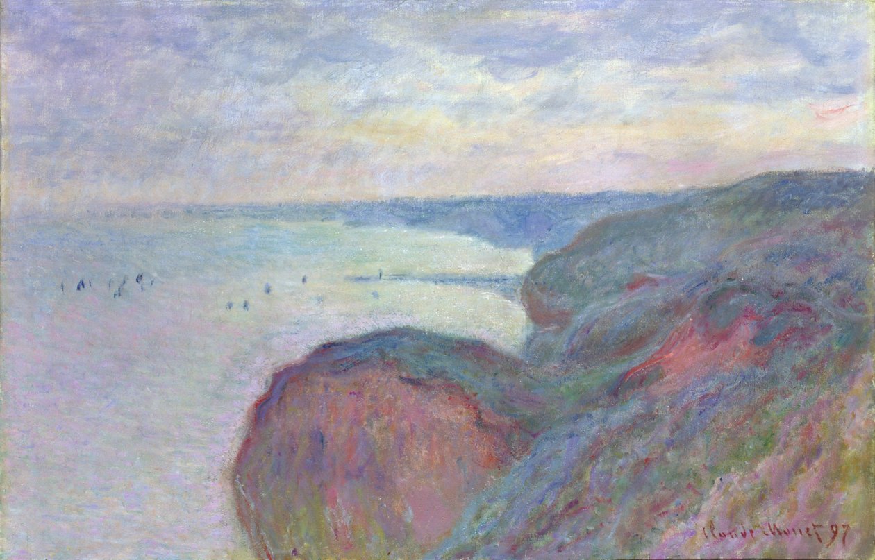 Útesy poblíž Dieppe, 1897 od Claude Monet