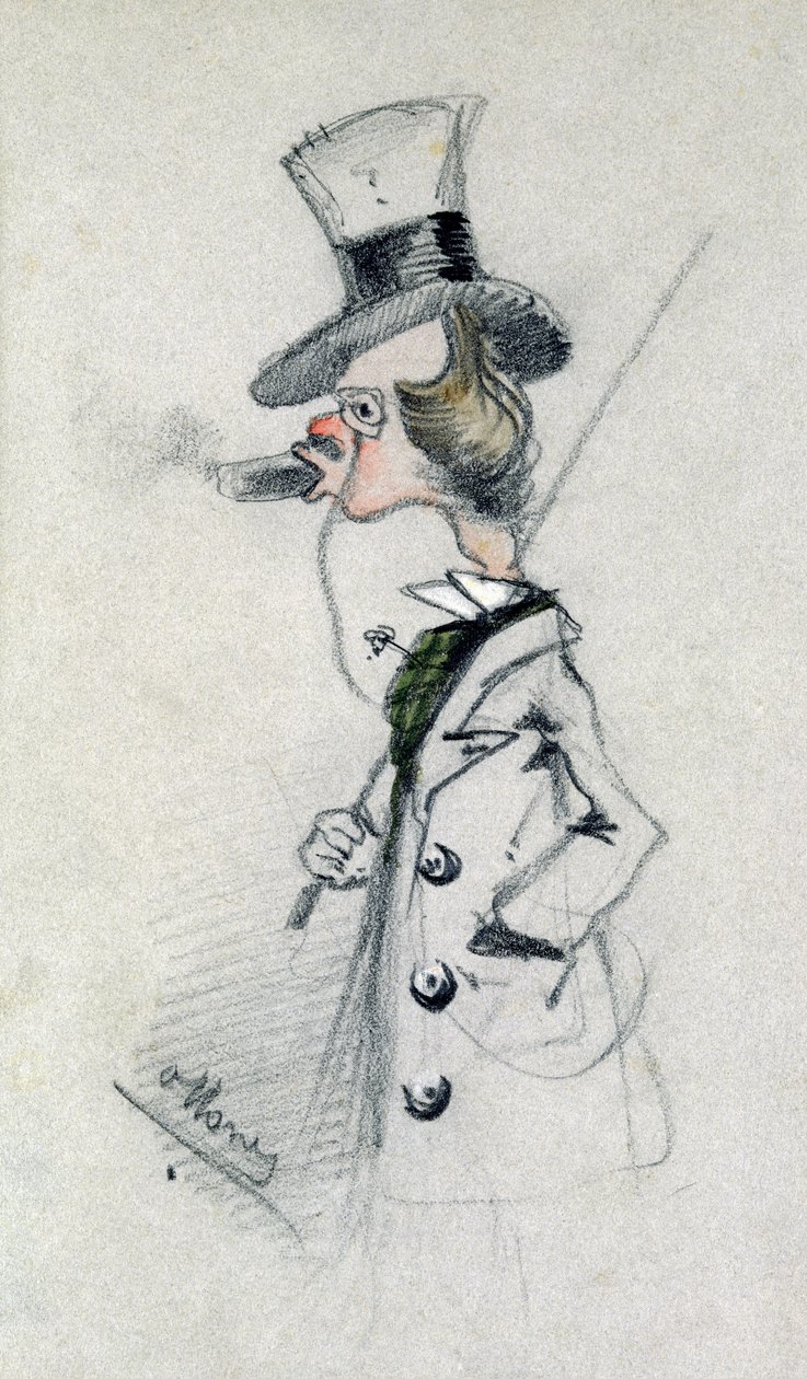 Dandy s doutníkem, 1857 od Claude Monet