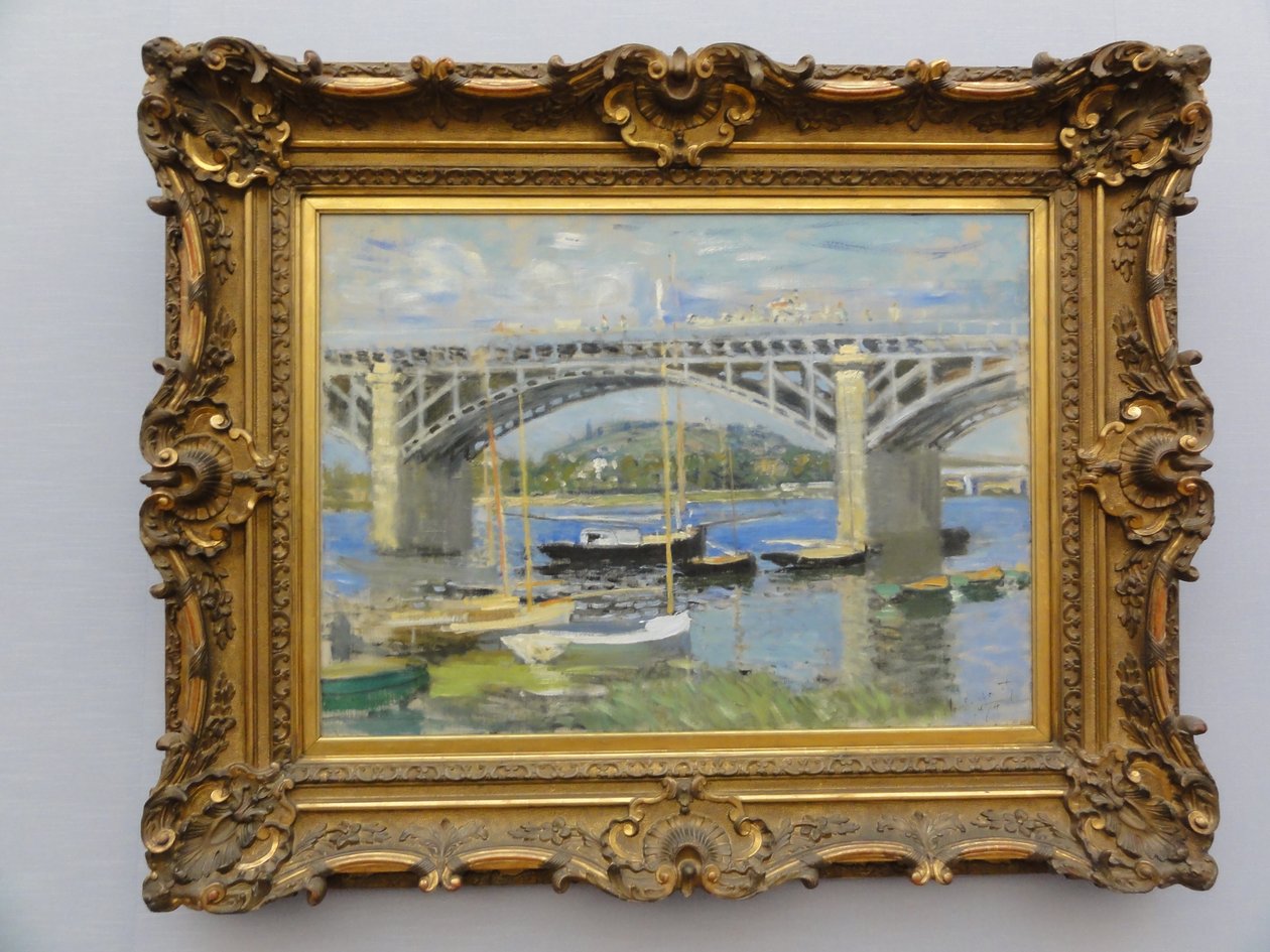 Most Argenteuil přes Seinu od Claude Monet