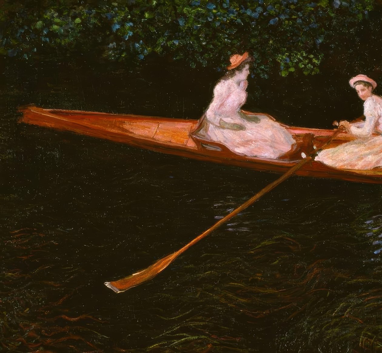 Lodí po Epte (Na kánoi po Epte) od Claude Monet