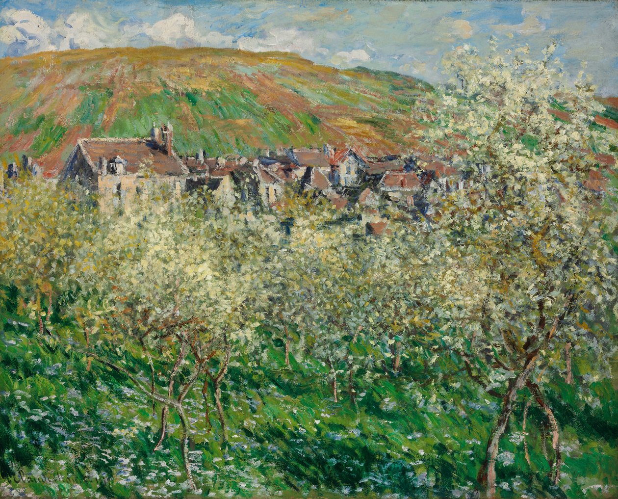 Kvetoucí švestky od Claude Monet