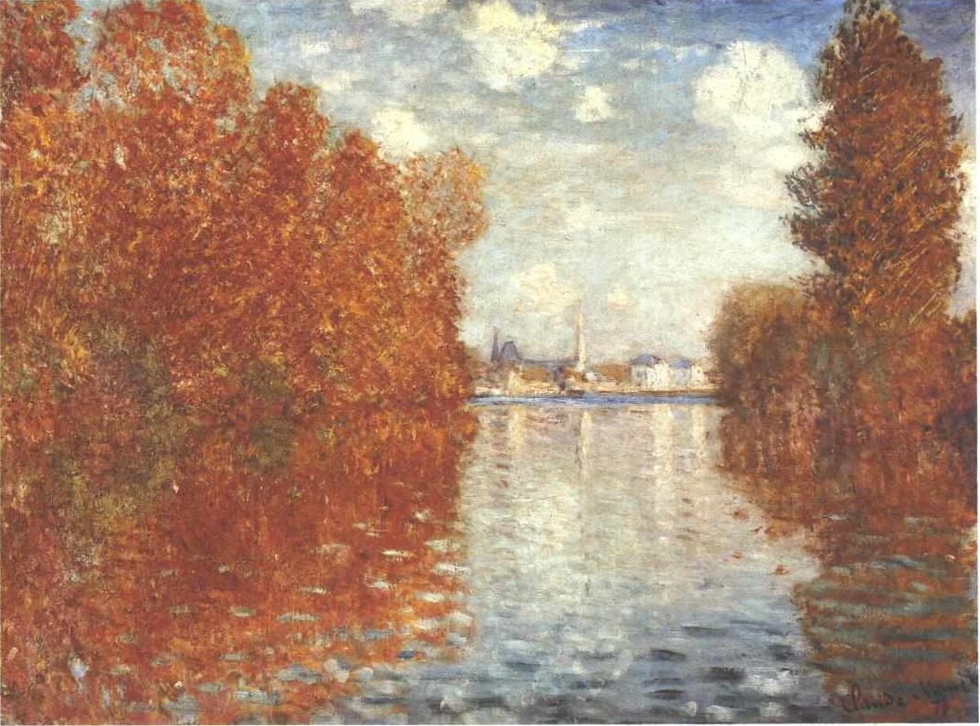 Podzim v Argenteuil od Claude Monet