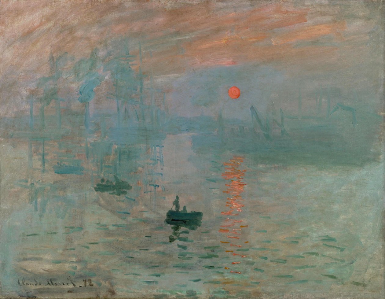 Dojem, východ slunce od Claude Monet