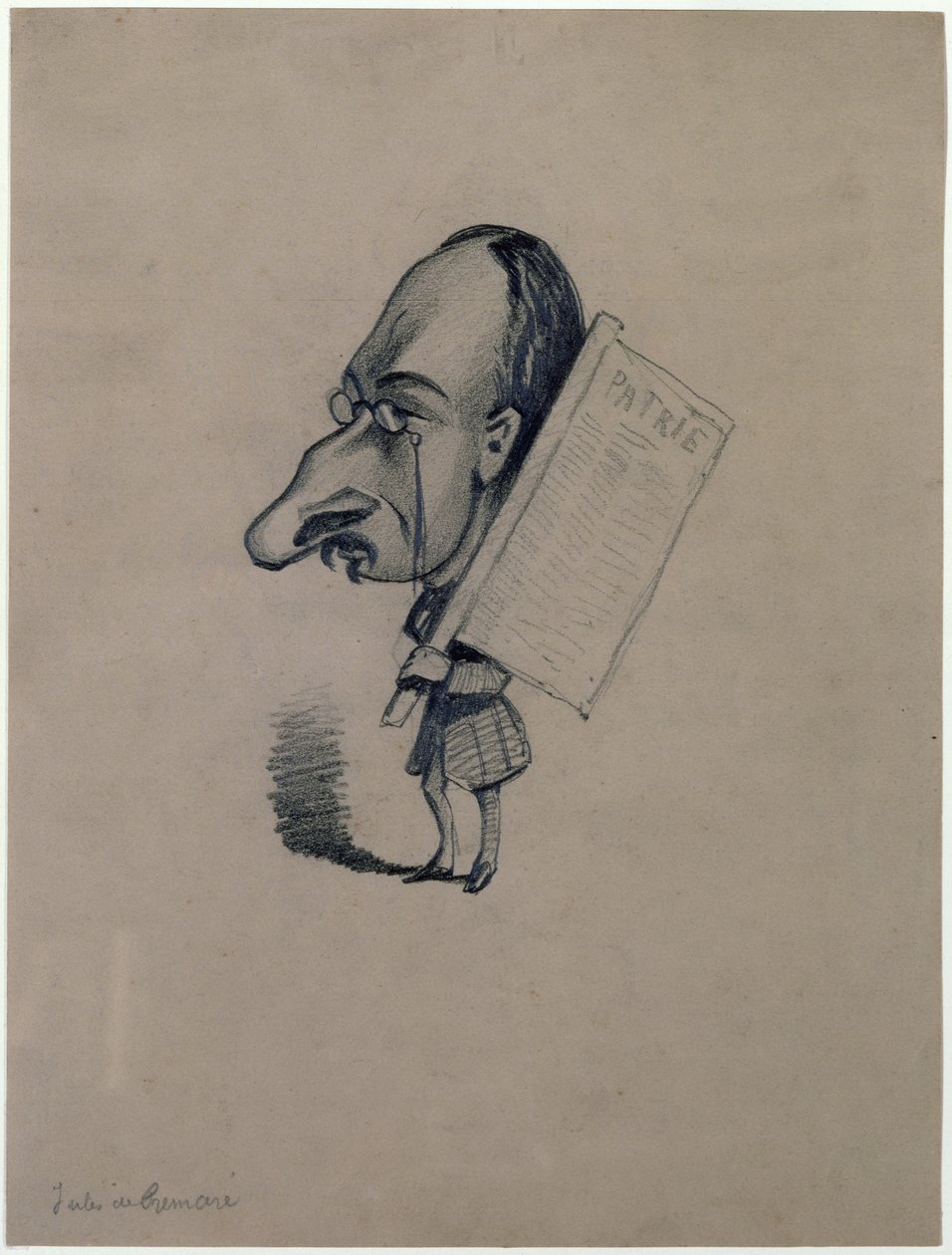 Jules de Premaray (1819-68) z fotografie od Nadara, asi 1858 od Claude Monet