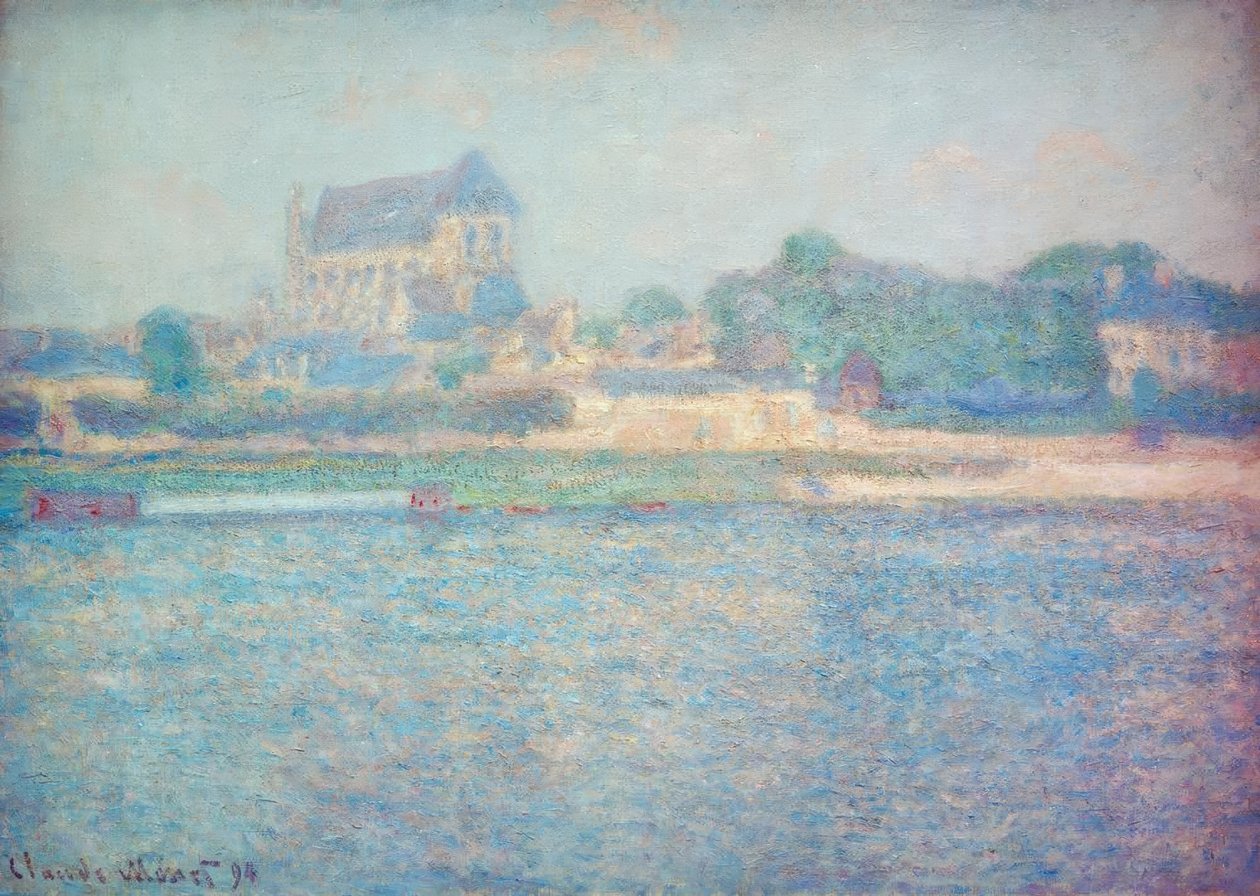 Vernonův kostel od Claude Monet