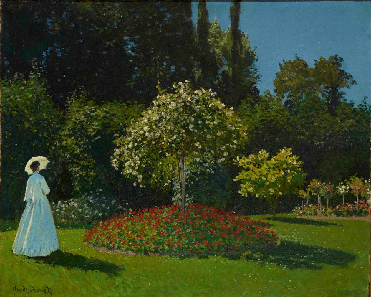 Dáma v zahradě od Claude Monet
