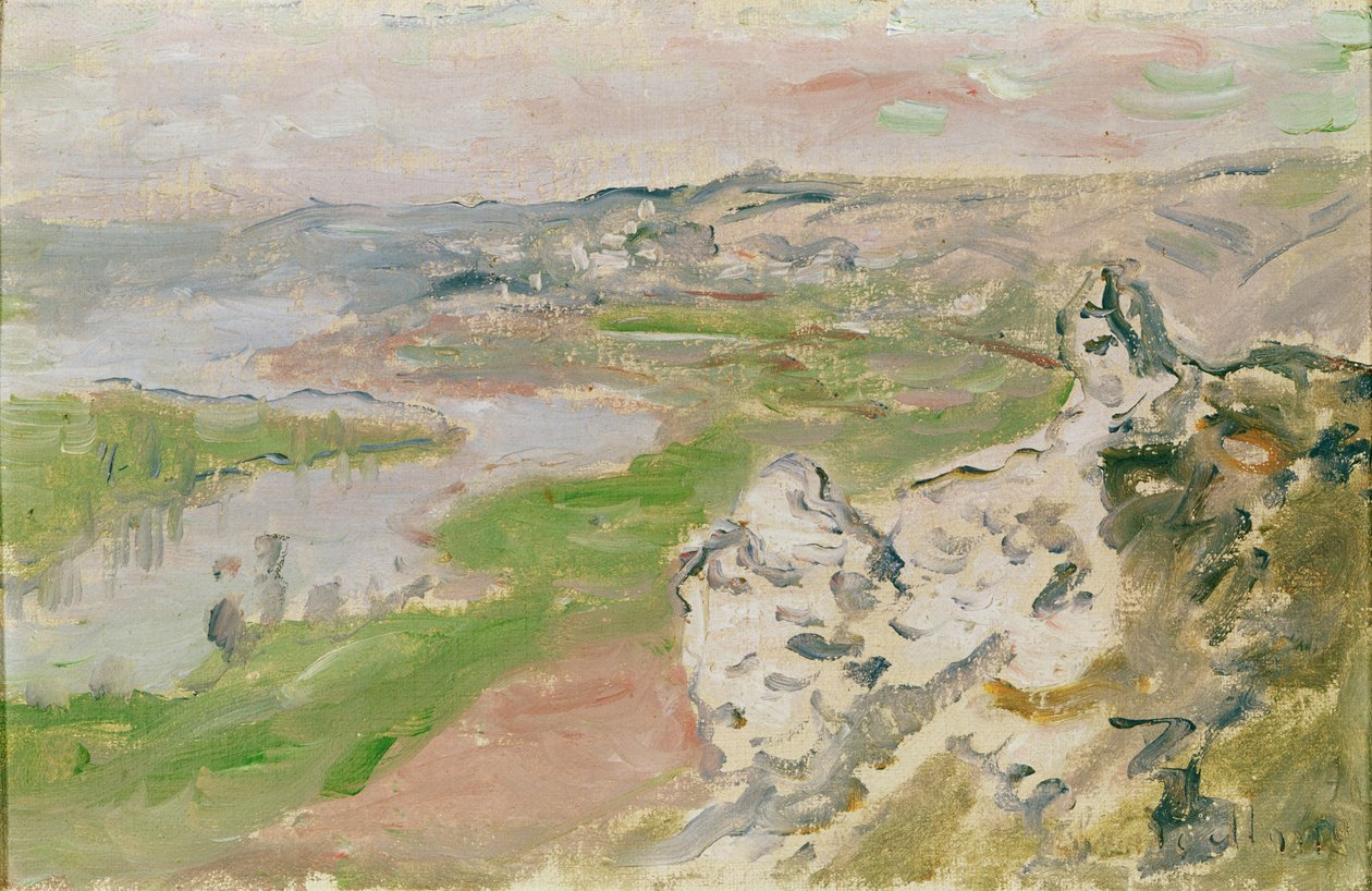 Le Cirque des Céteaux, Seina při pohledu z výšin Chantemerle, 1881 od Claude Monet