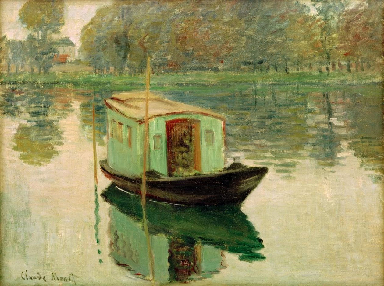 Dílenský člun od Claude Monet