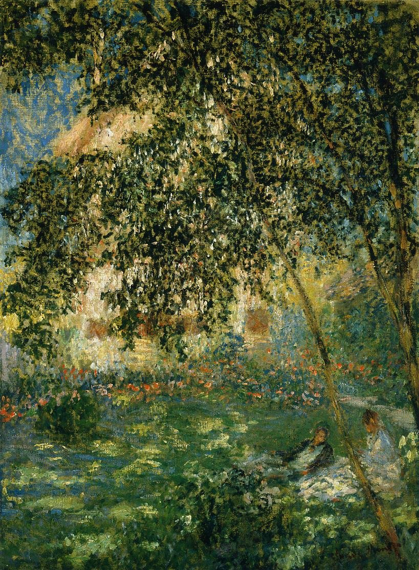 Odpočívej v zahradě, Argenteuil od Claude Monet