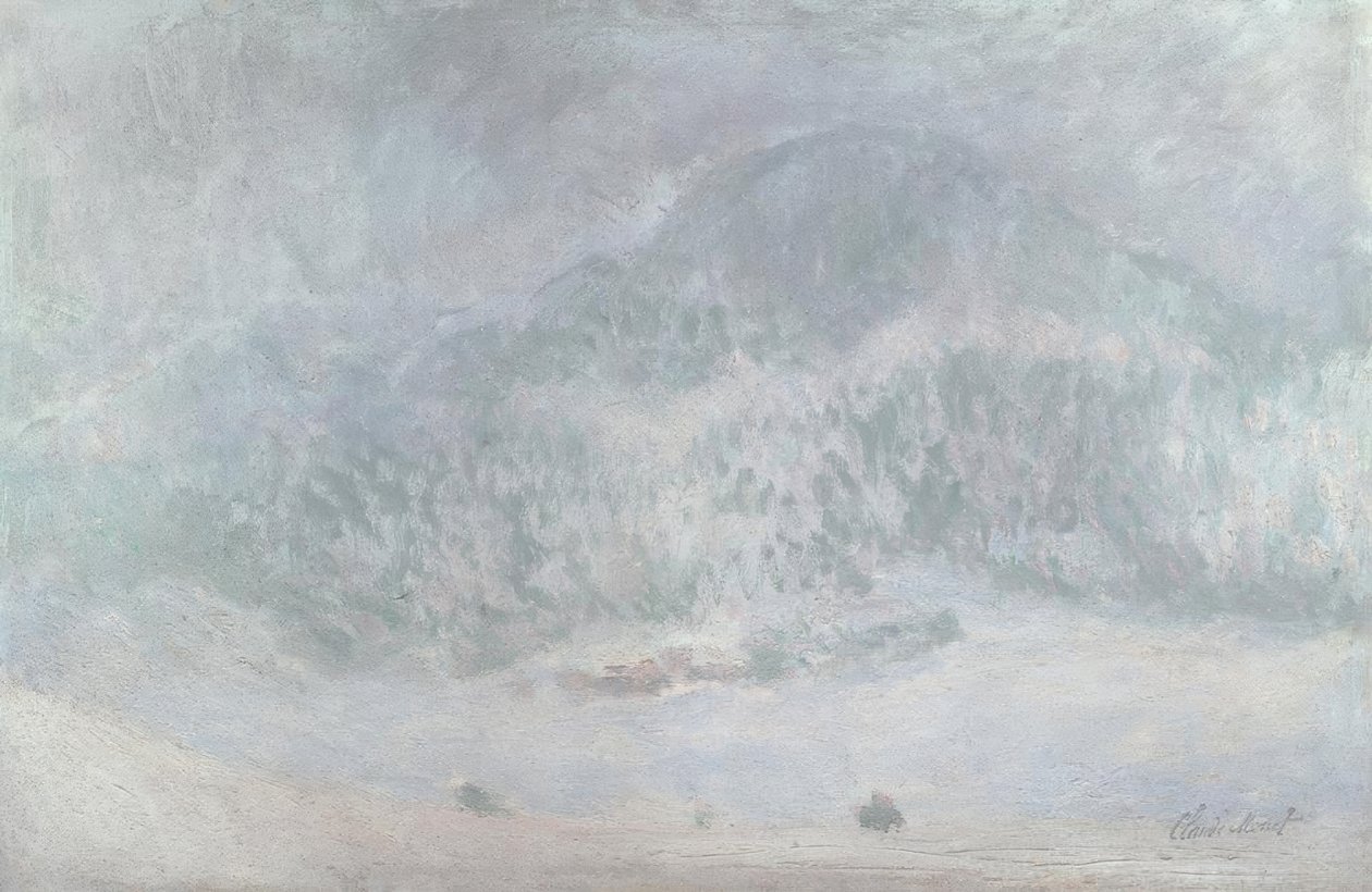 Mount Kolsaas, sněhová bouře od Claude Monet