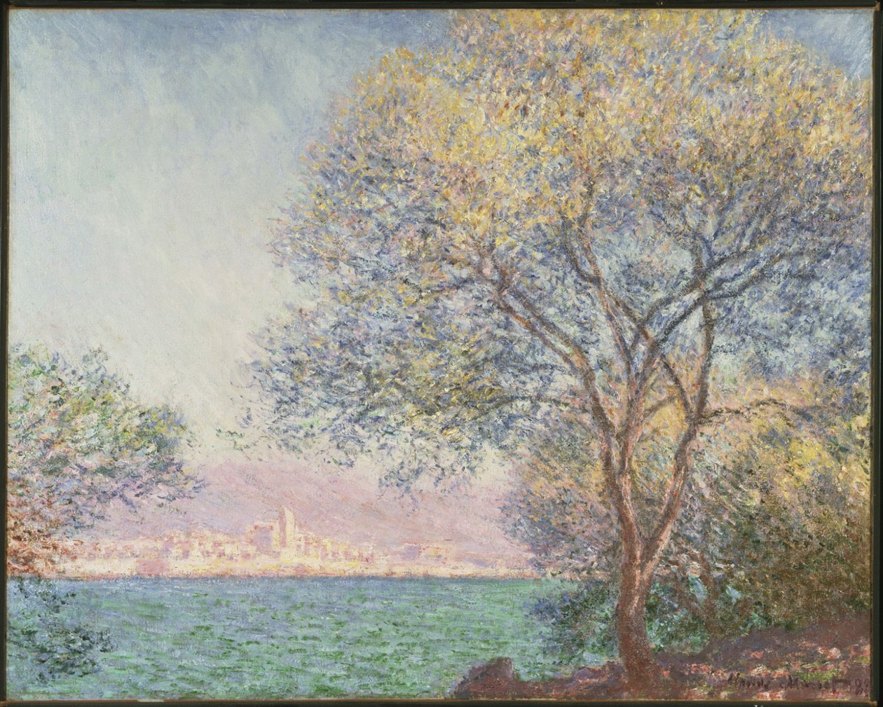 Ráno v Antibes od Claude Monet