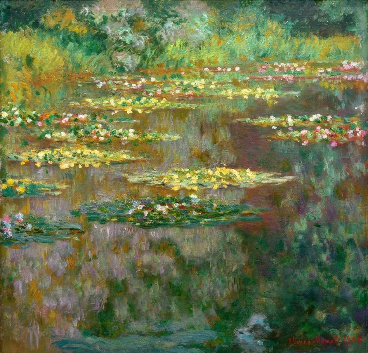 Nymphéas (lekníny) od Claude Monet