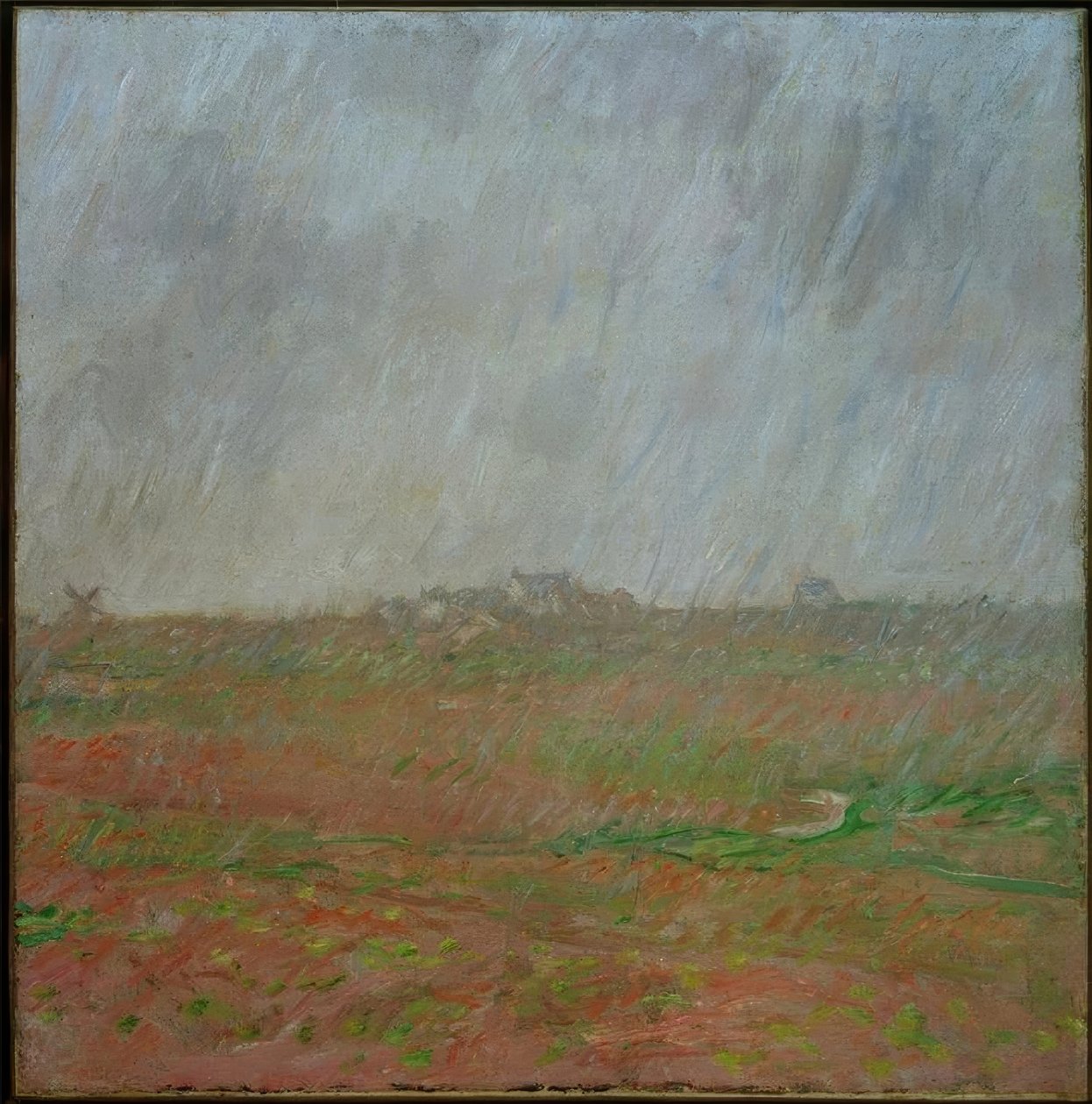 Déšť v Belle-Ile od Claude Monet