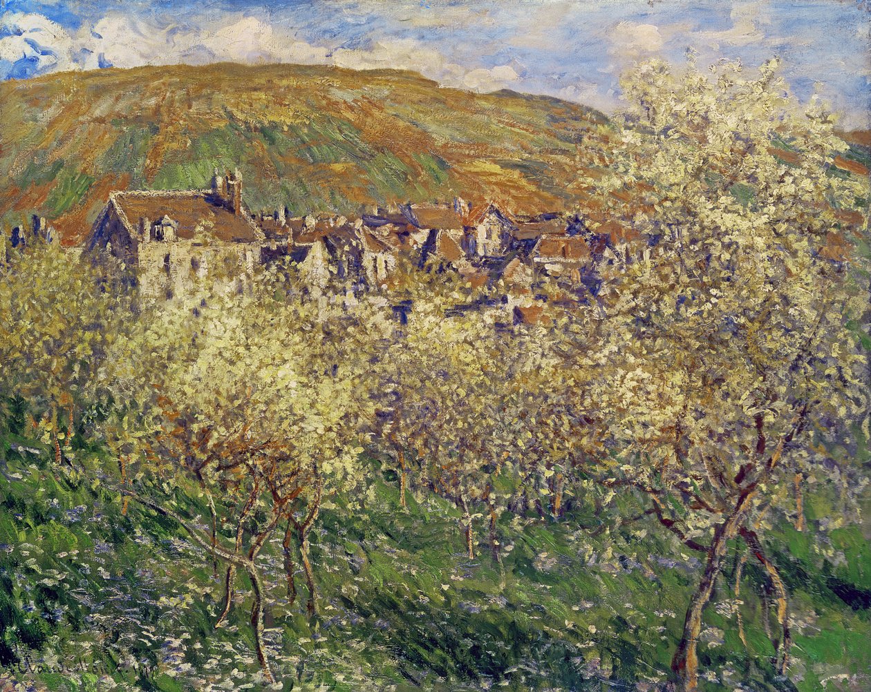 Plum Trees in Blossom, 1879 od Claude Monet