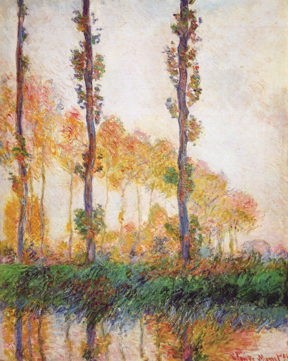 Topoly (podzim) II.JPG od Claude Monet
