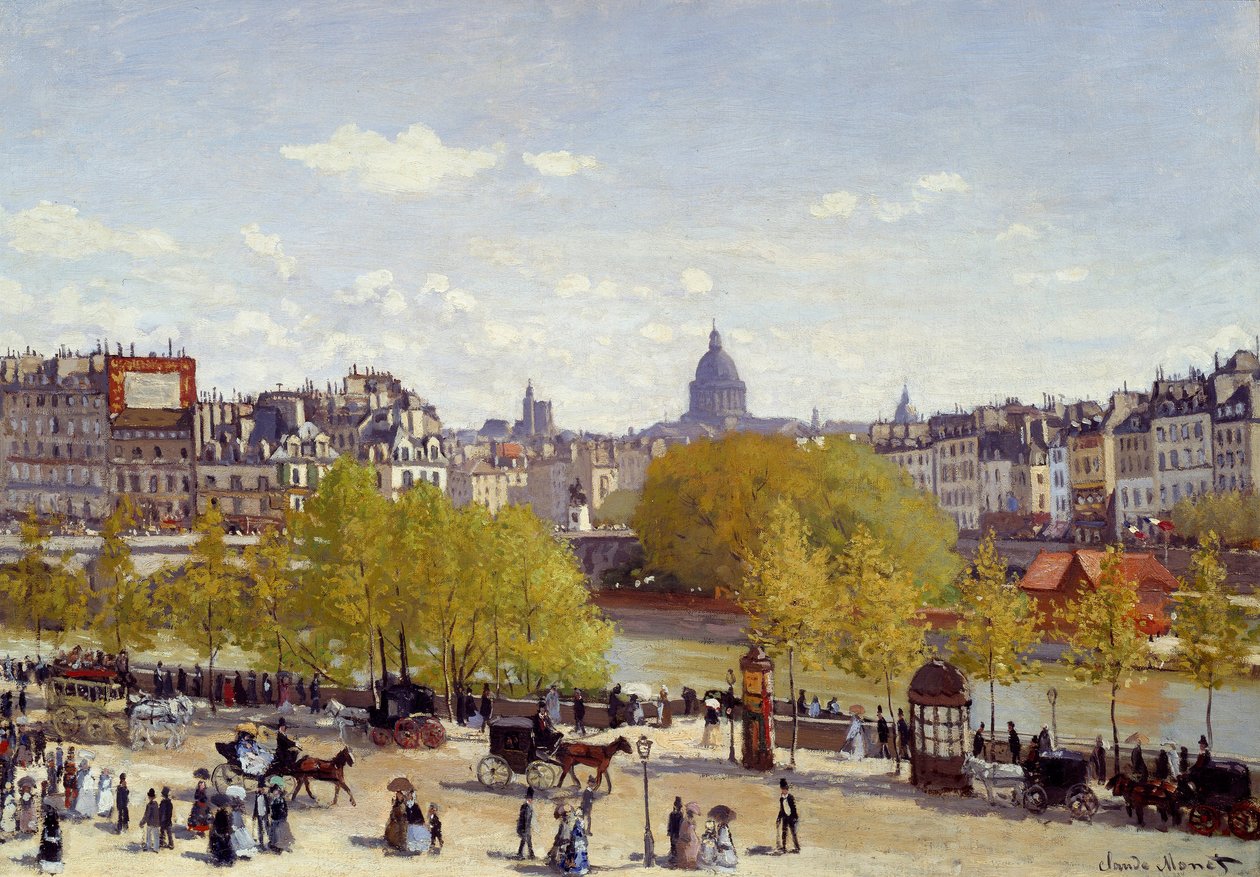 Quai du Louvre od Claude Monet