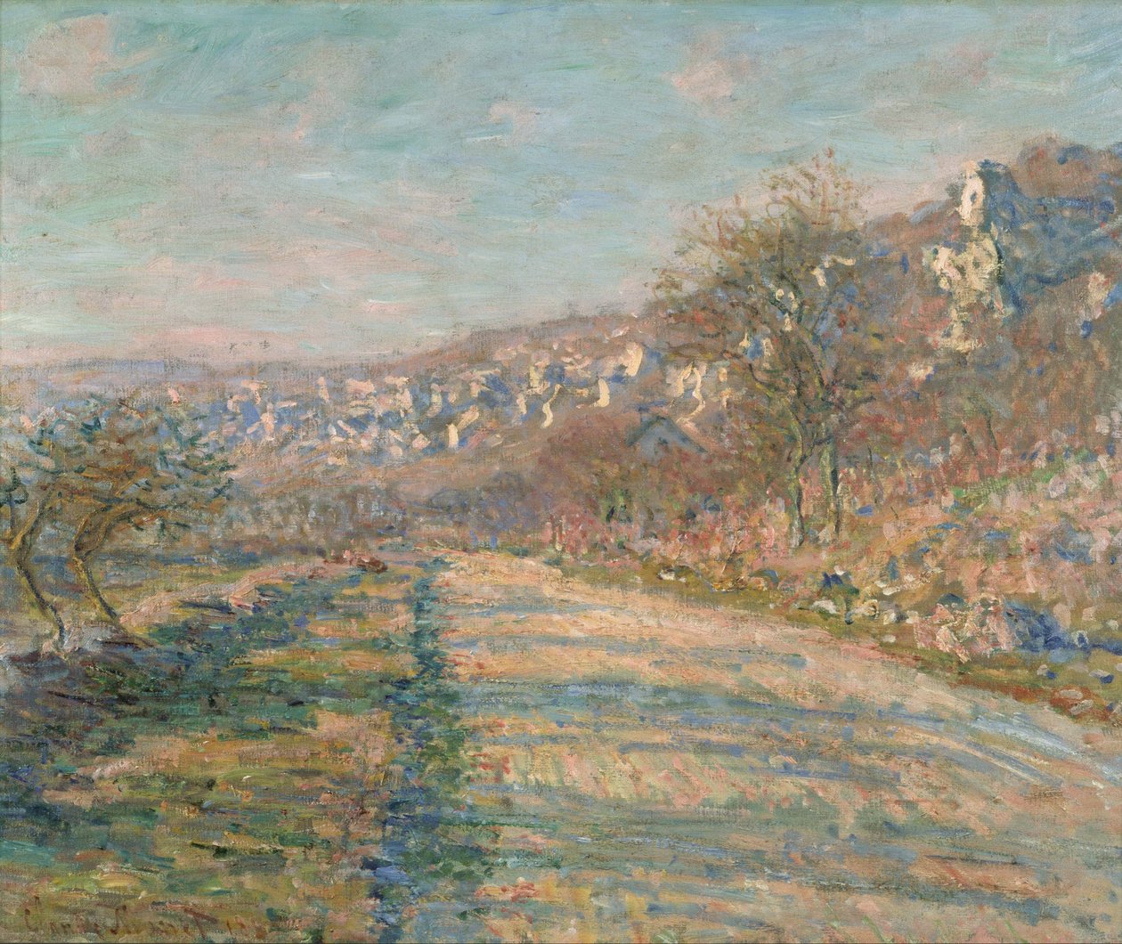 Silnice La Roche-Guyon od Claude Monet
