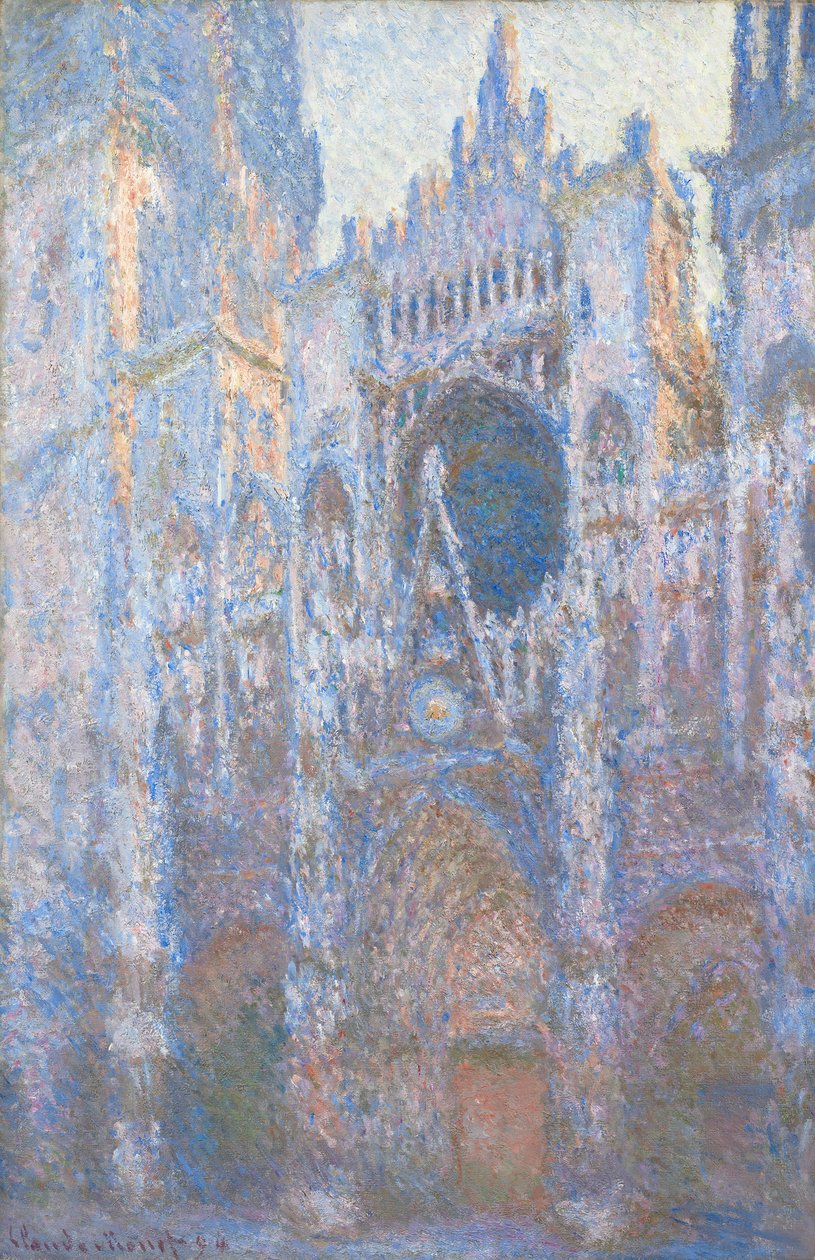 Katedrála v Rouen, západní průčelí, 1894 od Claude Monet