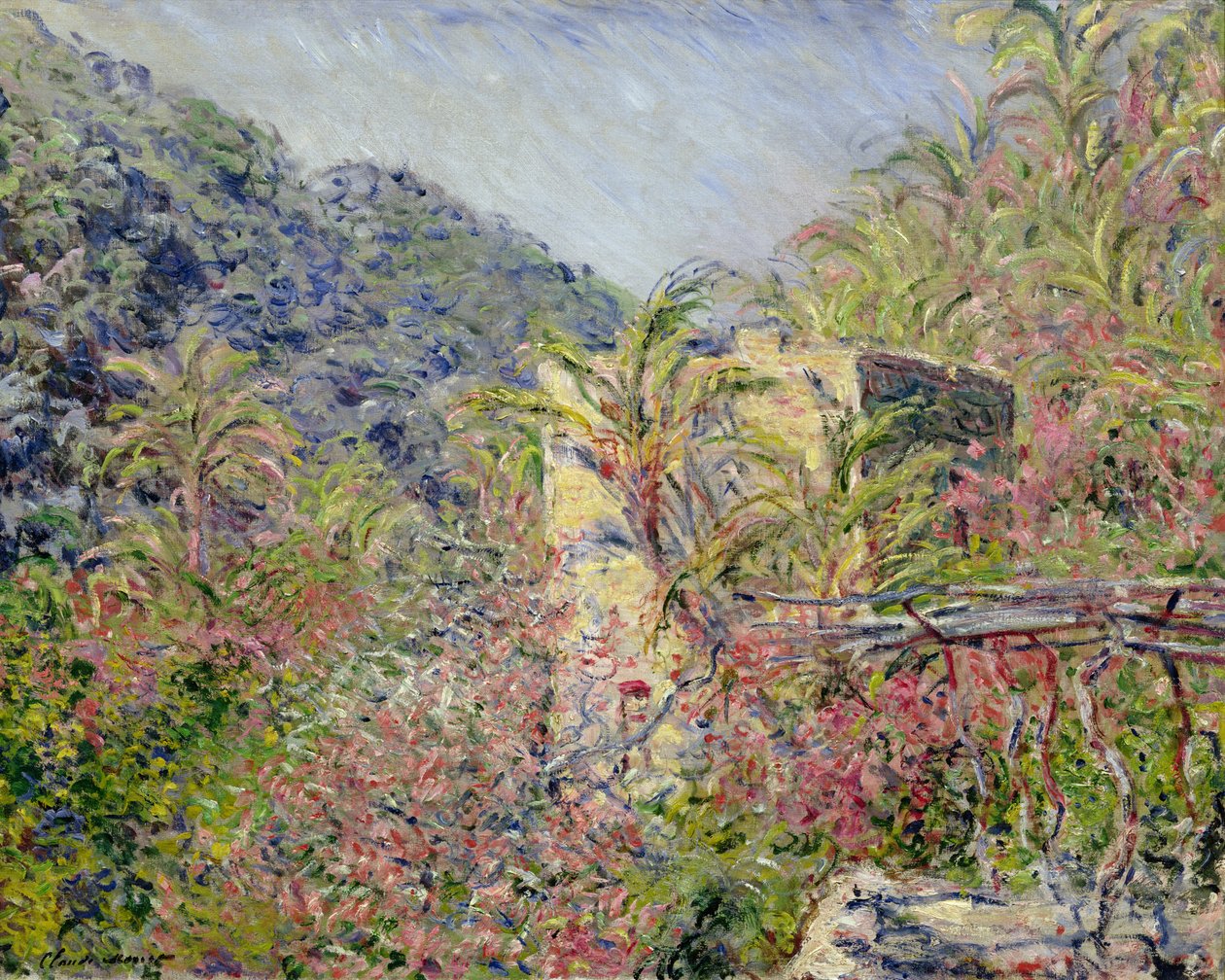 Údolí Sasso. Sluneční efekt, 1884 od Claude Monet
