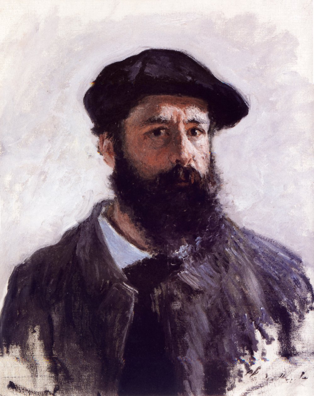 Autoportrét na Beretu od Claude Monet