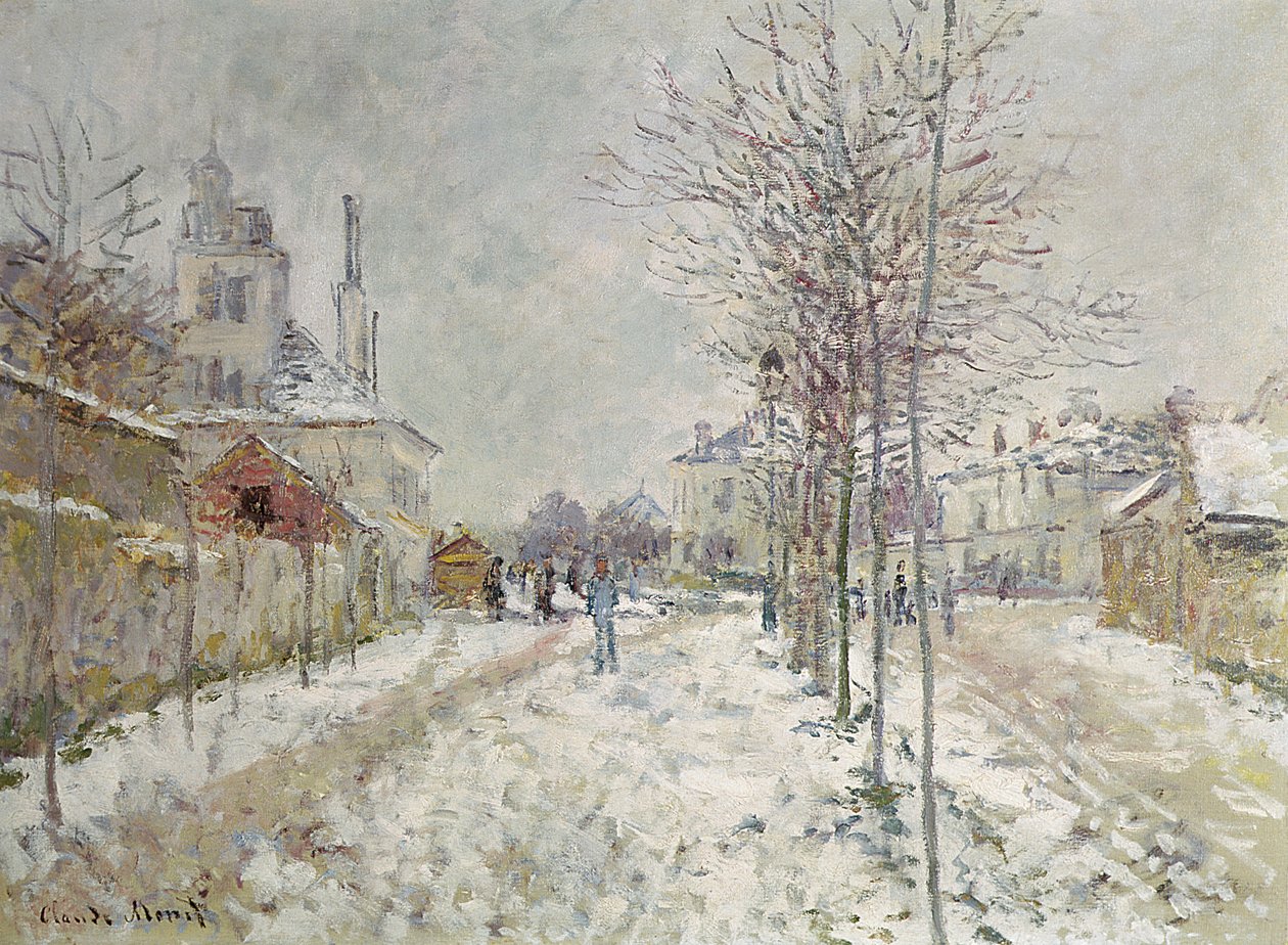 Sněhový efekt od Claude Monet