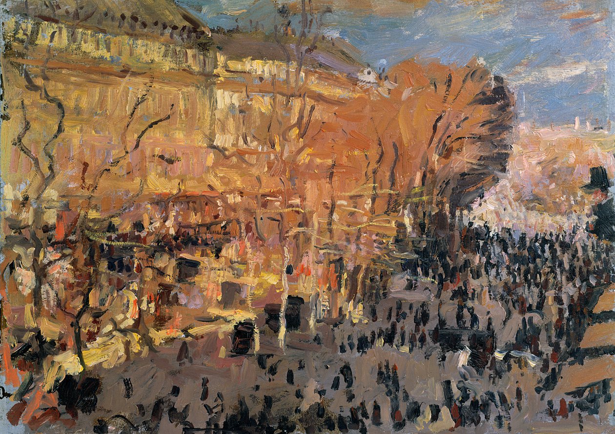 Studie pro „The Boulevard des Capucines“, 1874 od Claude Monet