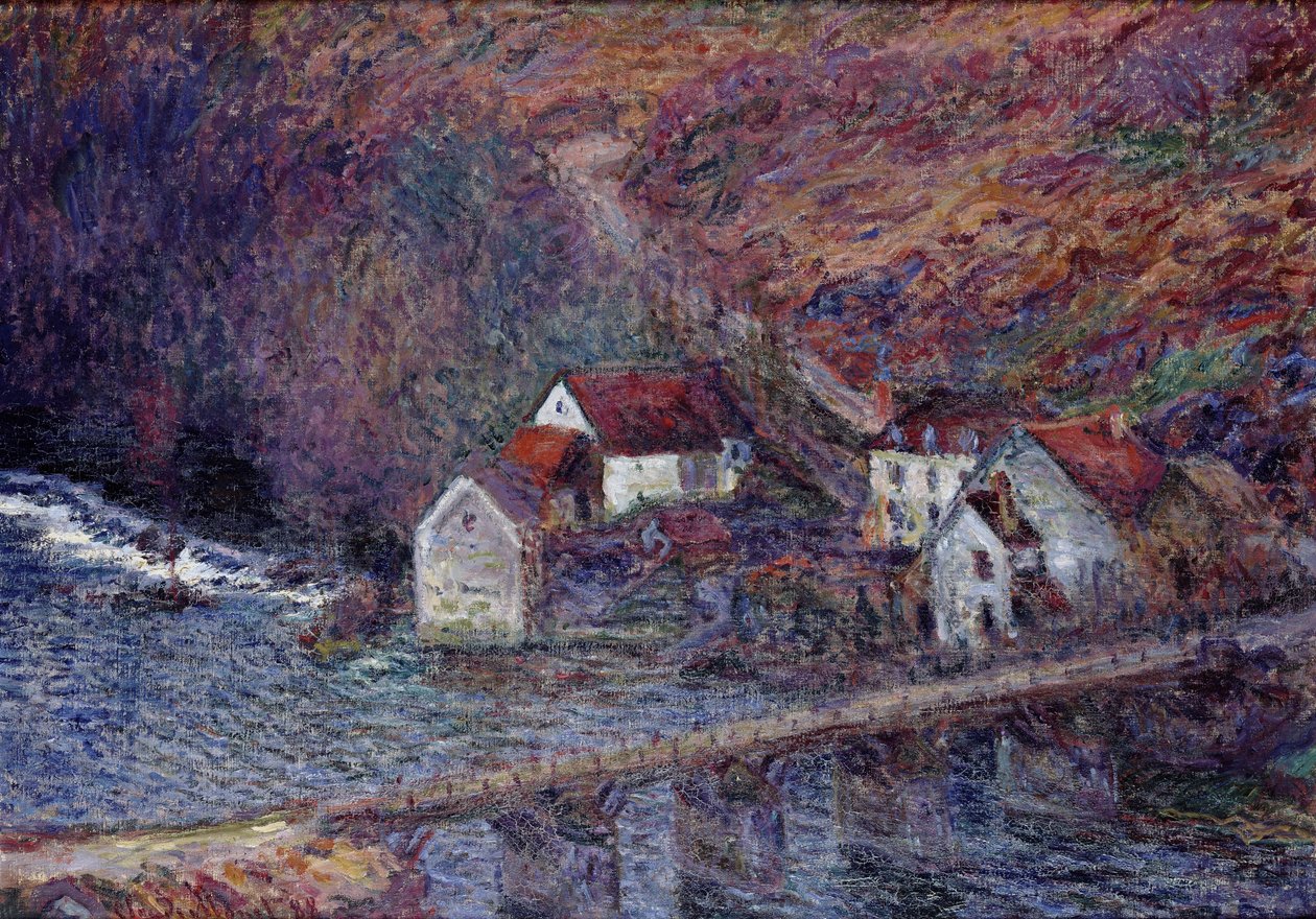 Most u Vervy, 1889 od Claude Monet