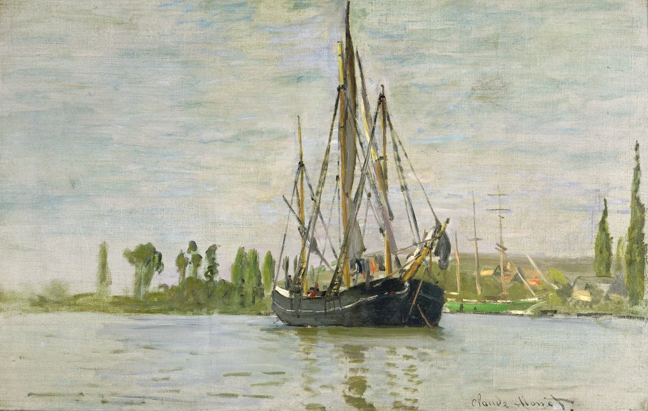 Chasse-Marée v Anchor, kolem 1871-72 od Claude Monet