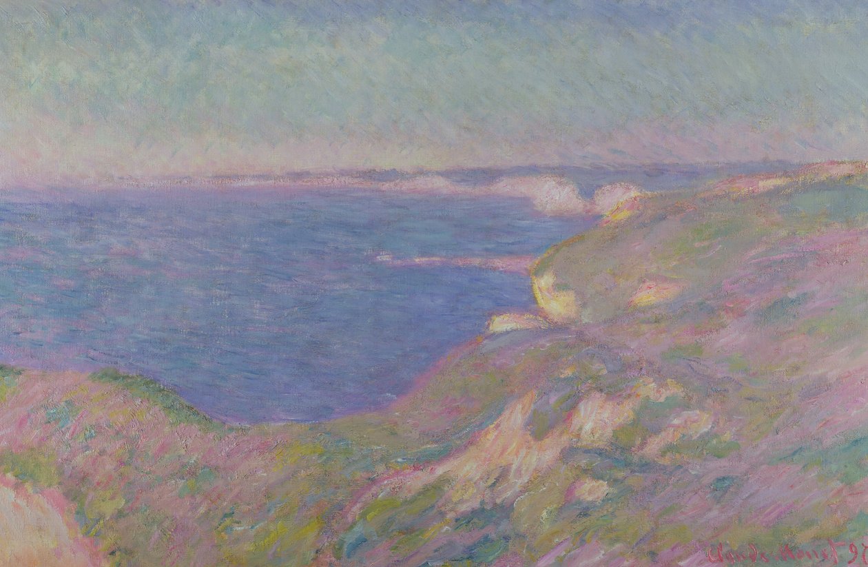 Útesy u Dieppe, 1897 od Claude Monet