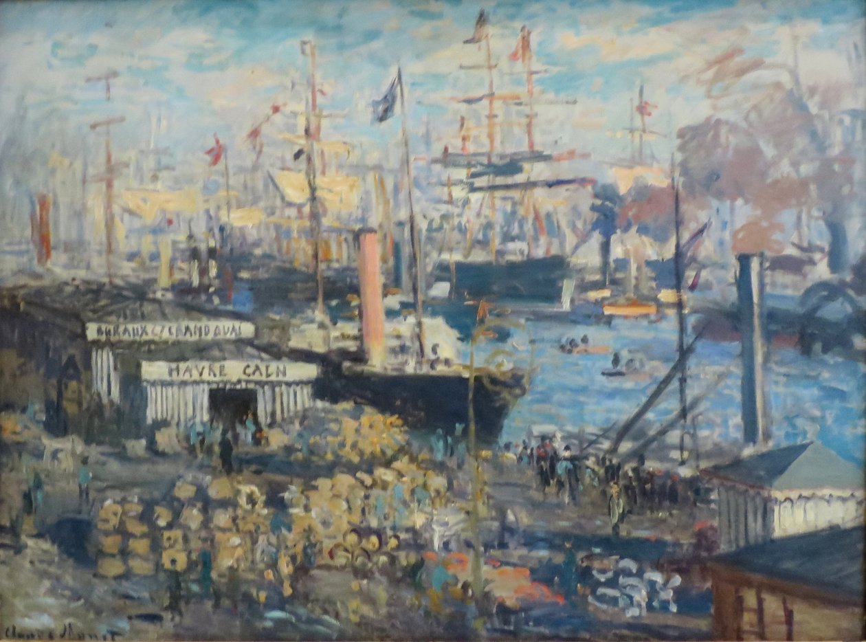 Grand Quay v Havru od Claude Monet