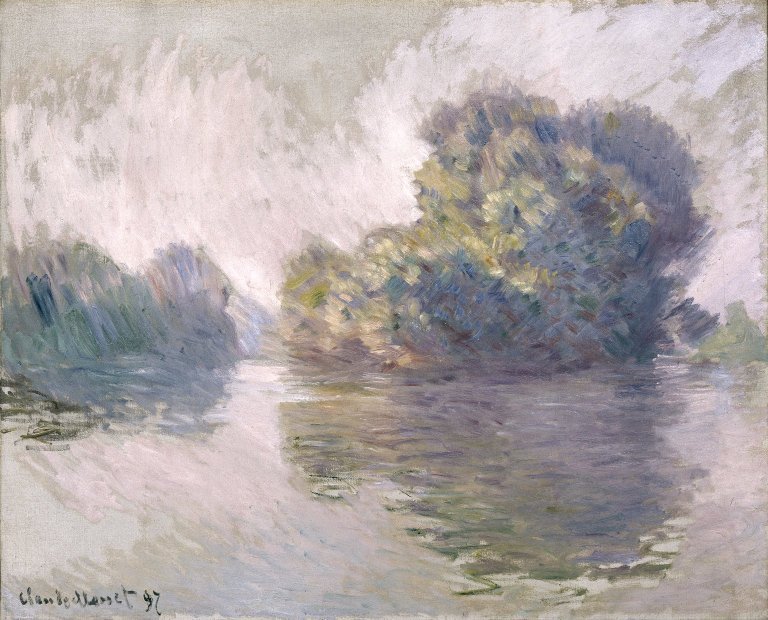 Ostrůvky v Port-Villez (Les Iles à Port-Villez) od Claude Monet