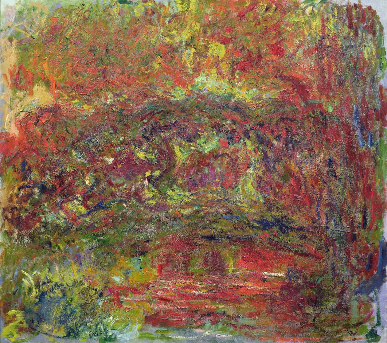 Japonský most, 1918-24 (viz detail 414403) od Claude Monet