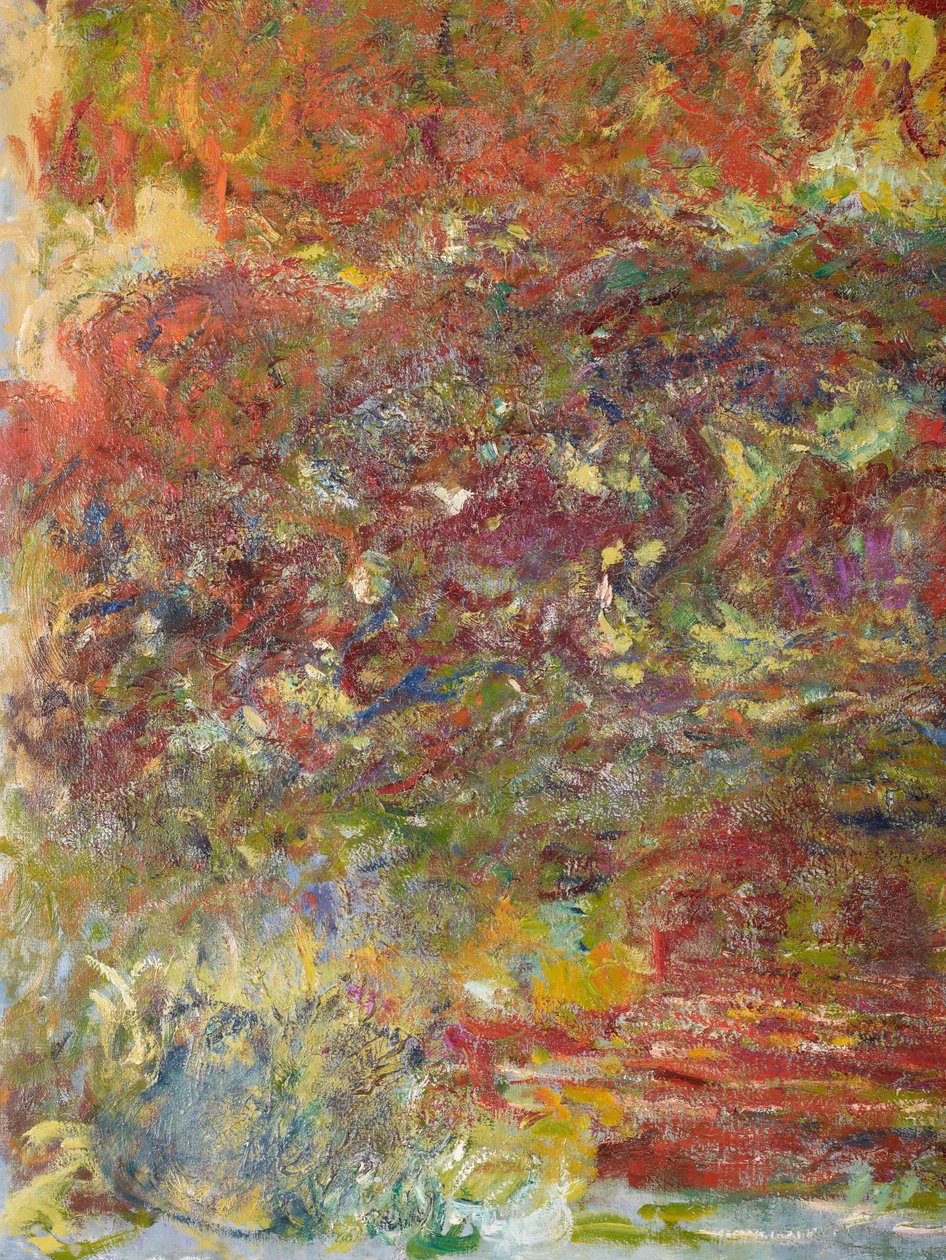 Japonský most, 1918-24 detail 181503 olej na plátně od Claude Monet