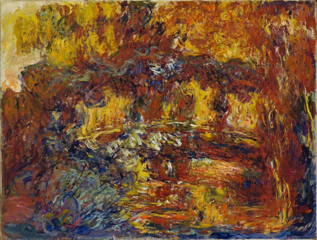 Japonská lávka od Claude Monet