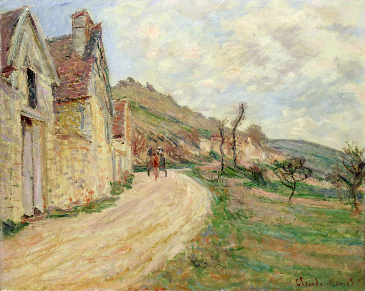 Skály ve Falaise od Claude Monet