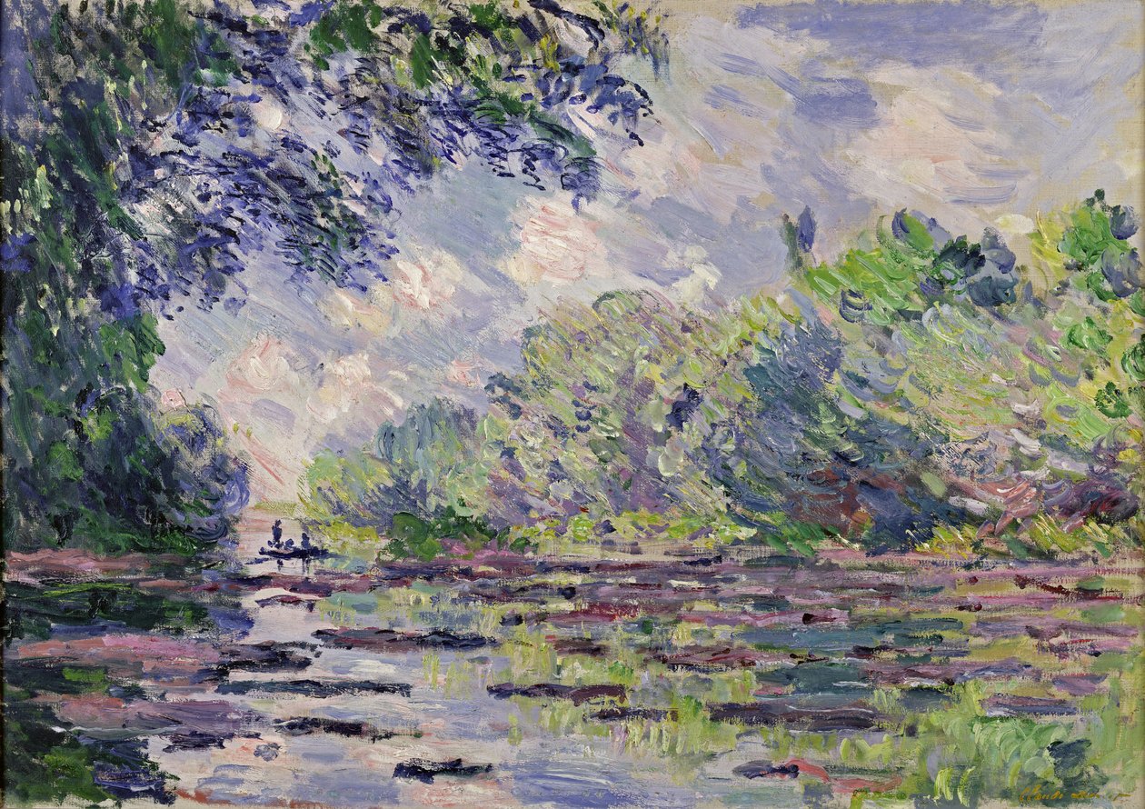 Seina v Giverny, 1885 od Claude Monet