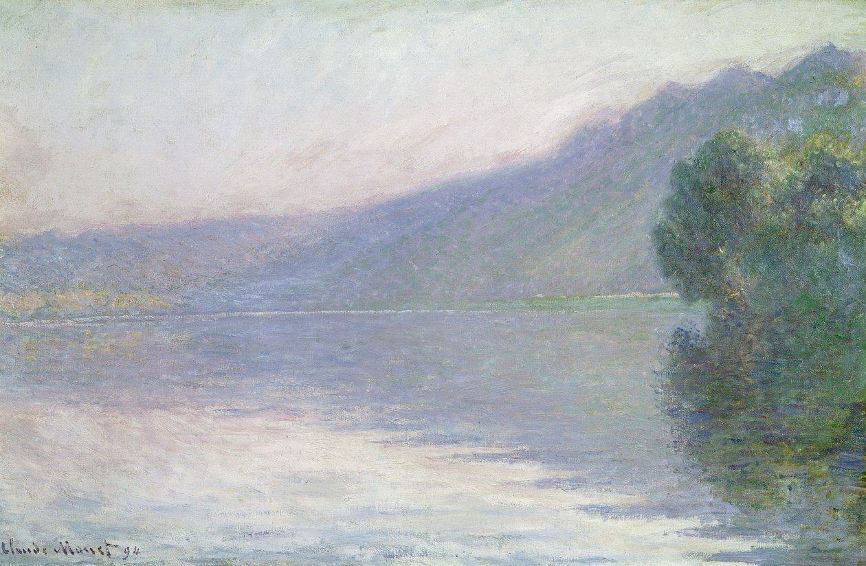 Seina v Port-Villez, 1894 od Claude Monet