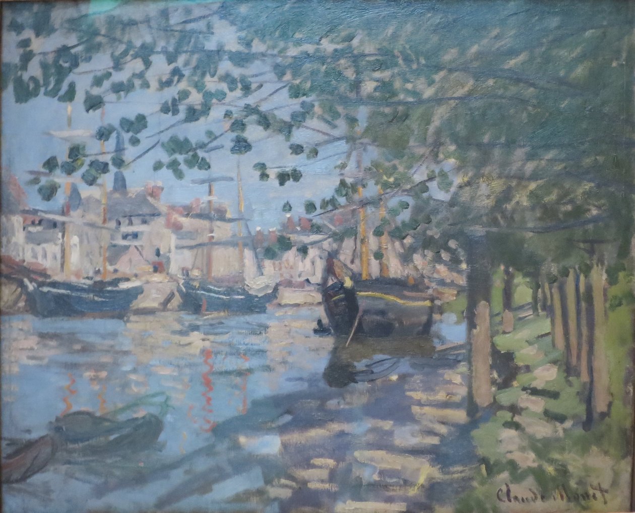 Seina v Rouenu od Claude Monet