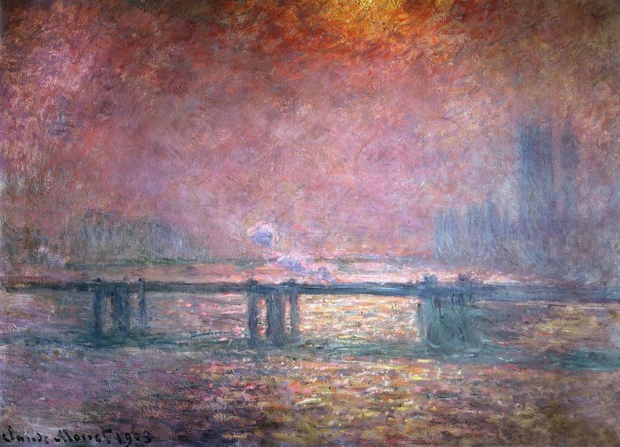 Temže u Charing Cross, 1903 od Claude Monet