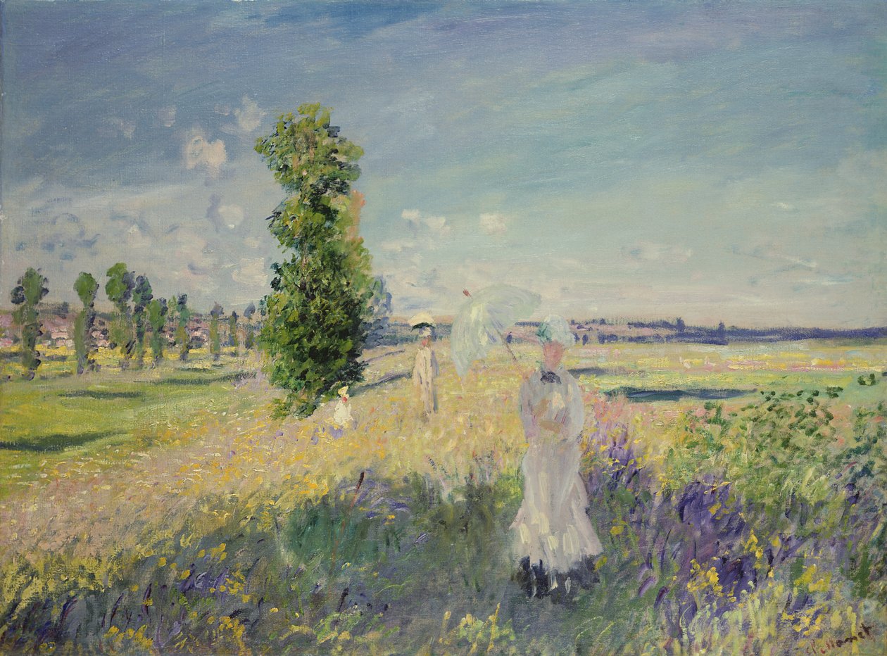Procházka (Argenteuil), kolem 1872-75 od Claude Monet