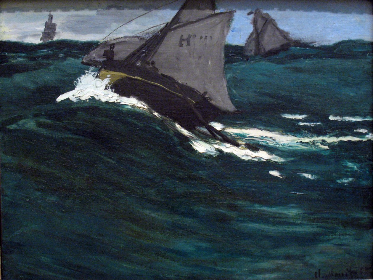 Zelená vlna od Claude Monet