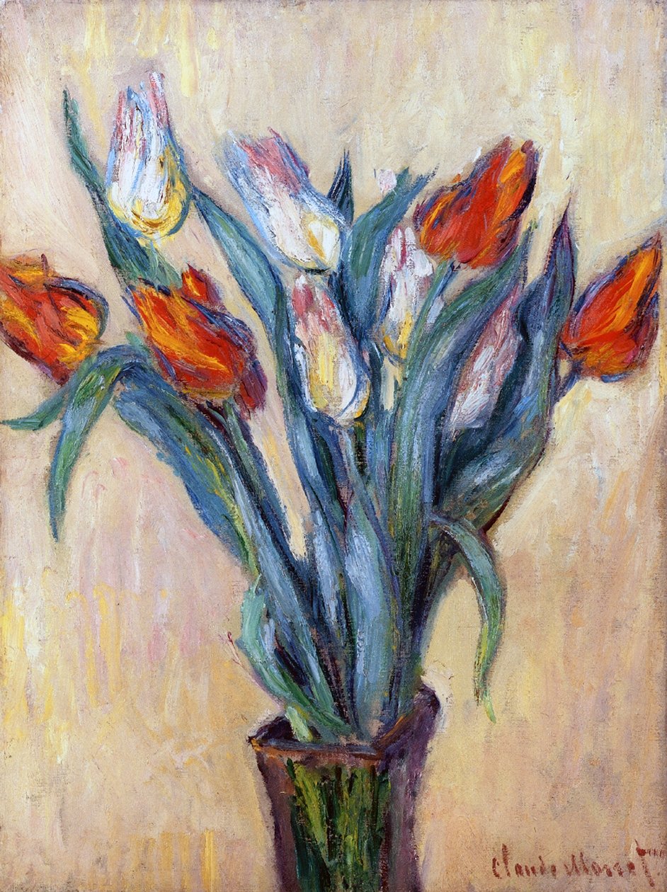 Tulipány, 1885 od Claude Monet