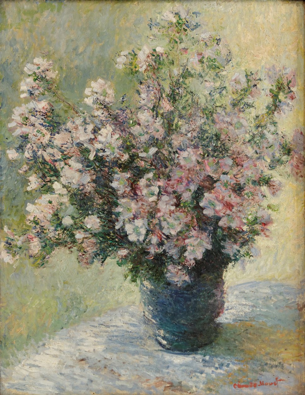 Váza s květinami od Claude Monet