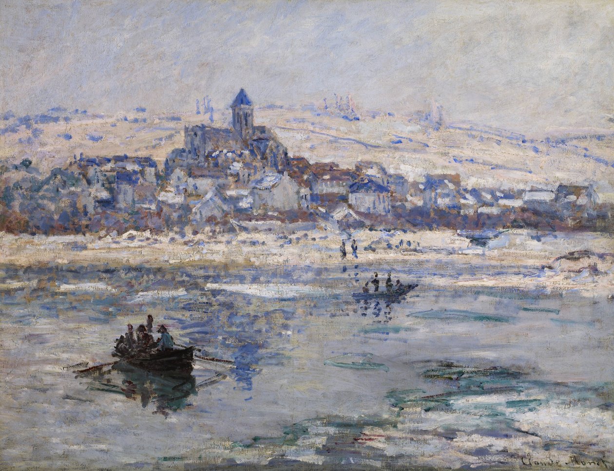 Vétheuil v zimě od Claude Monet