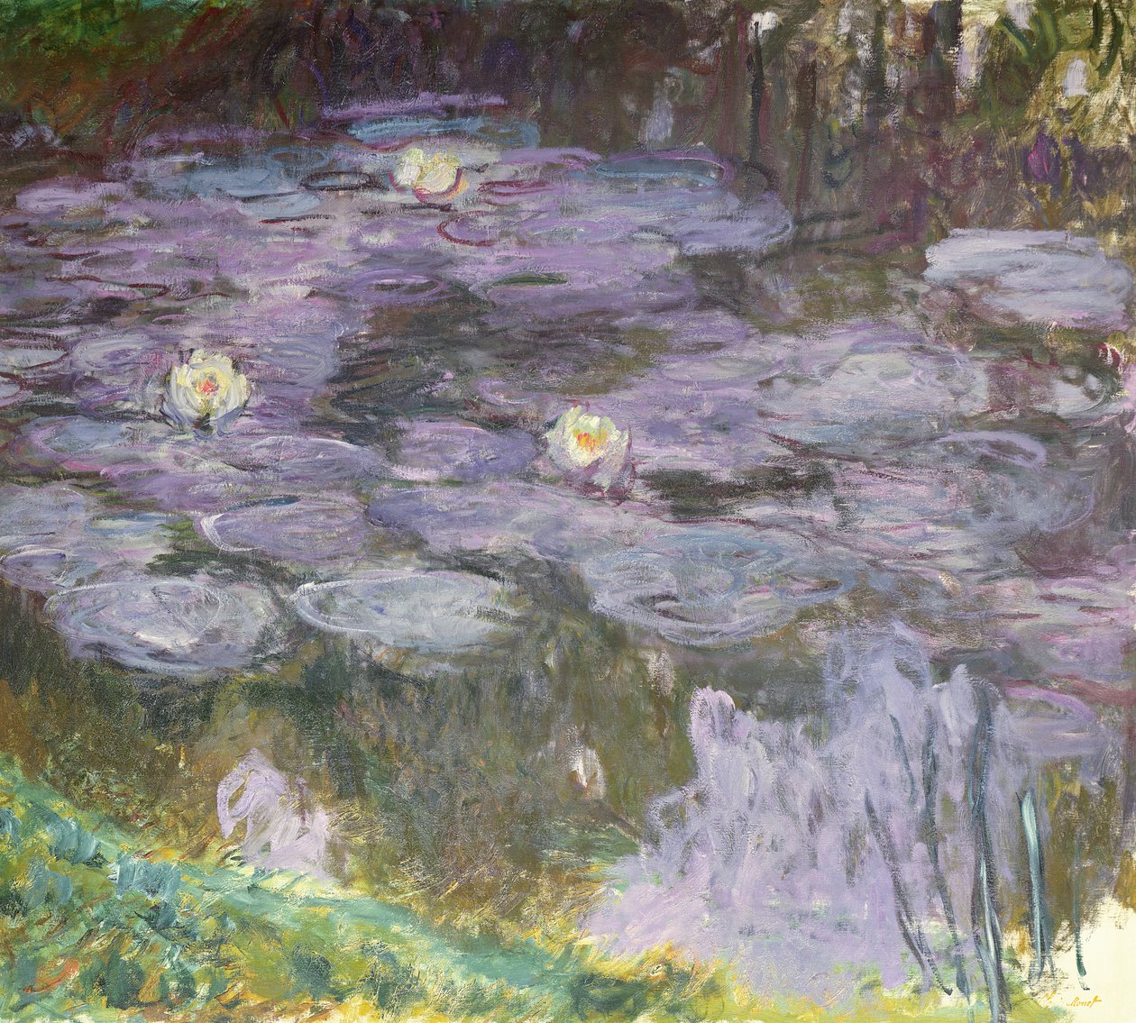 Lekníny, 1917 od Claude Monet
