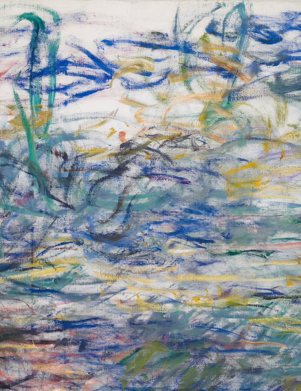 Lekníny, 1917-19 detail 160656 olej na plátně od Claude Monet