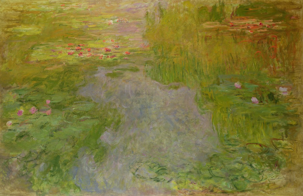 Lekníny, kolem roku 1919 od Claude Monet